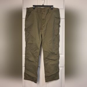 Carhartt Utility Work Pants Green Size 42x34